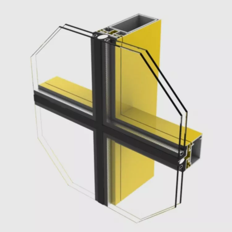 숨겨진 프레임 커튼월 프로파일이 현대 건물 성능을 어떻게 향상합니까?