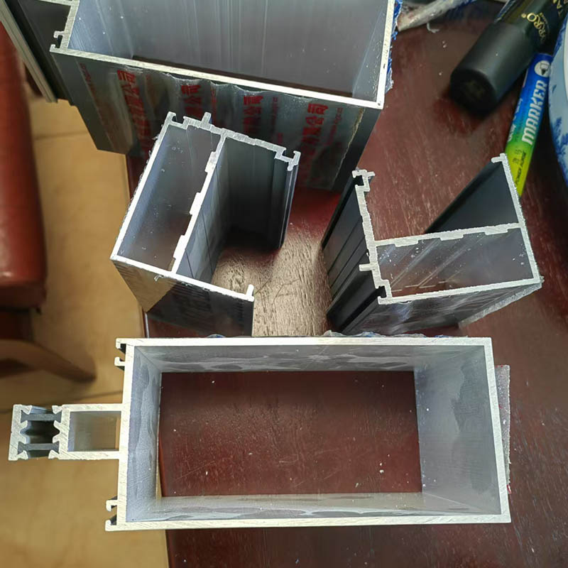 Glass Curtain Wall Exposed Frame Aluminum Profile